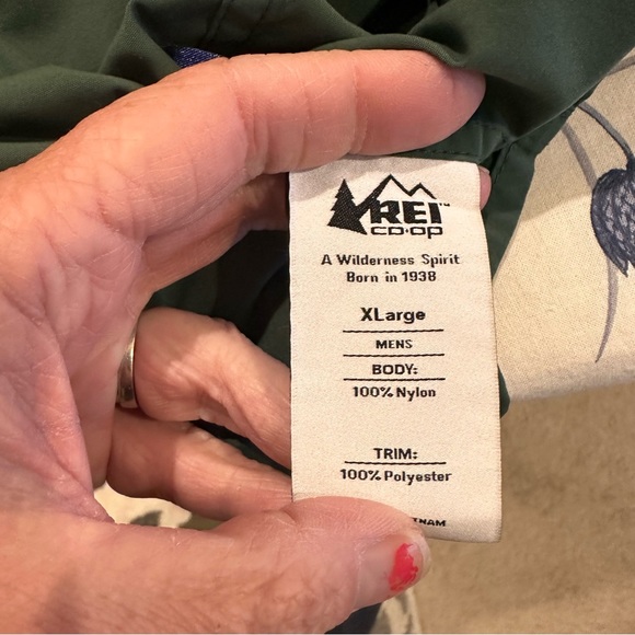REI Green Wilderness Outdoorsy Button Down Shirt XL - Picture 10 of 10